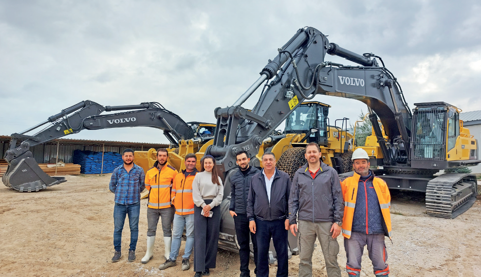 Pazarın iki büyük markası, Taşçı Mermer’in ocağında