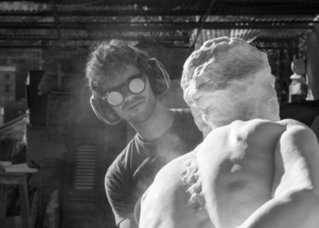 A portrait of an artist in carrara: Alex Rane